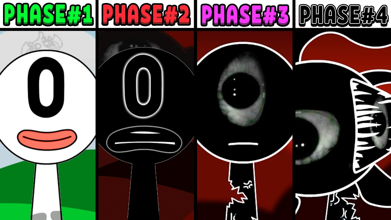 All Phases in New Incredibox Sprunki Oc of Zero: From Phase 1 to Phase 4
