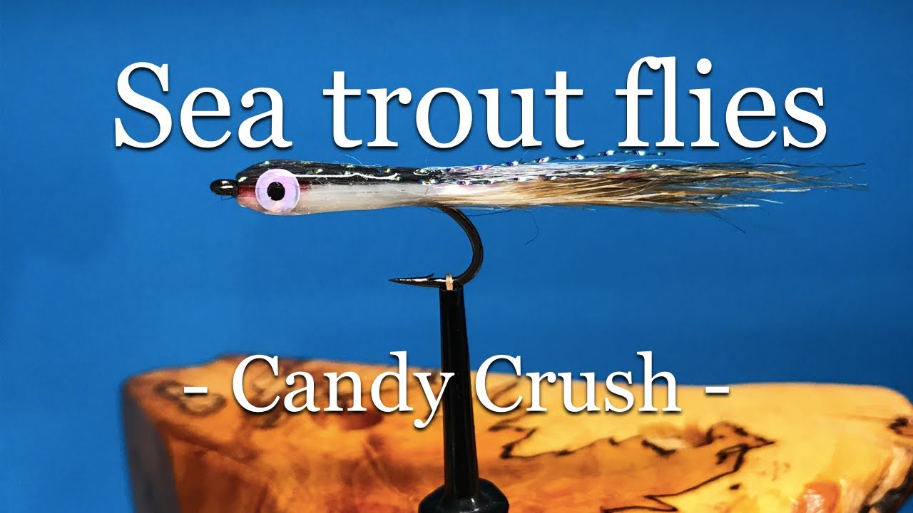 Sea trout flies. Fly No 13. Candy Crush. My fly-box. With Eivind Berulfsen.