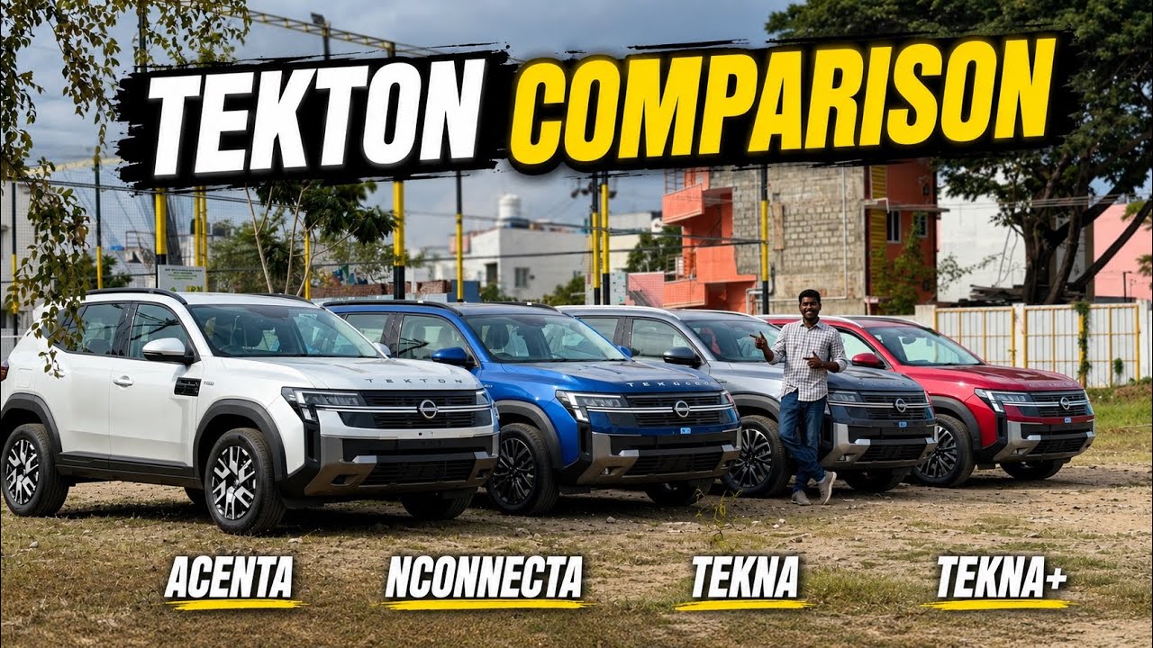 Nissan Tekton All Variants Comparison 2026 | Base vs Mid vs Top Model | Price