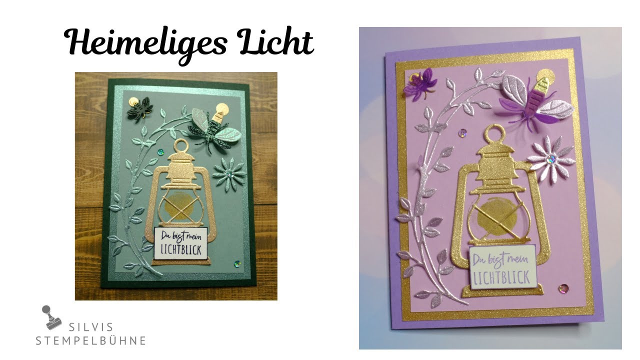 Heimeliges Licht/ Filigran Floral / Glühwürmchen /  Grusskarte/ Frühjahrskatalog 2023 / Stampin' Up!