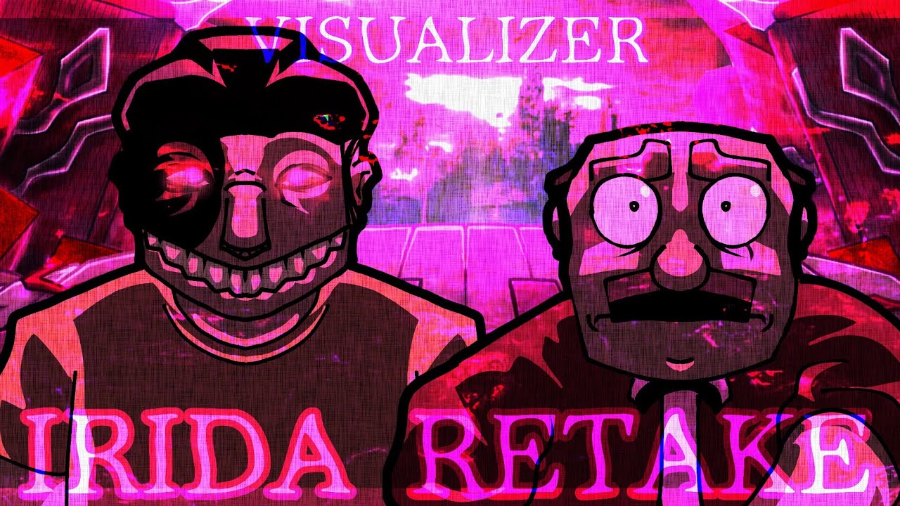 JEFFY'S INFINITE IRIDA! - Irida Retake V2 VISUALIZER [FANMADE]  #fyp #shucks #sml #fnf #fnflyrics