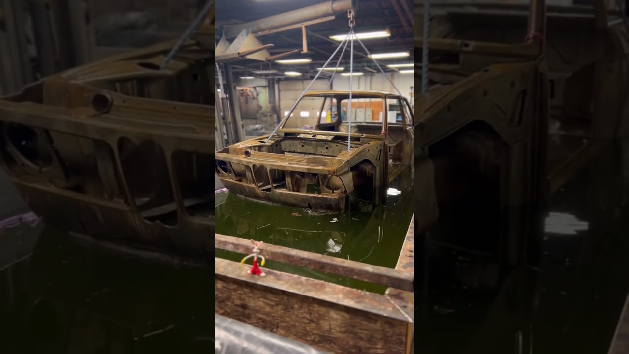 Rust & Paint Removal 1969 BMW #rustremoval #paint #shorts