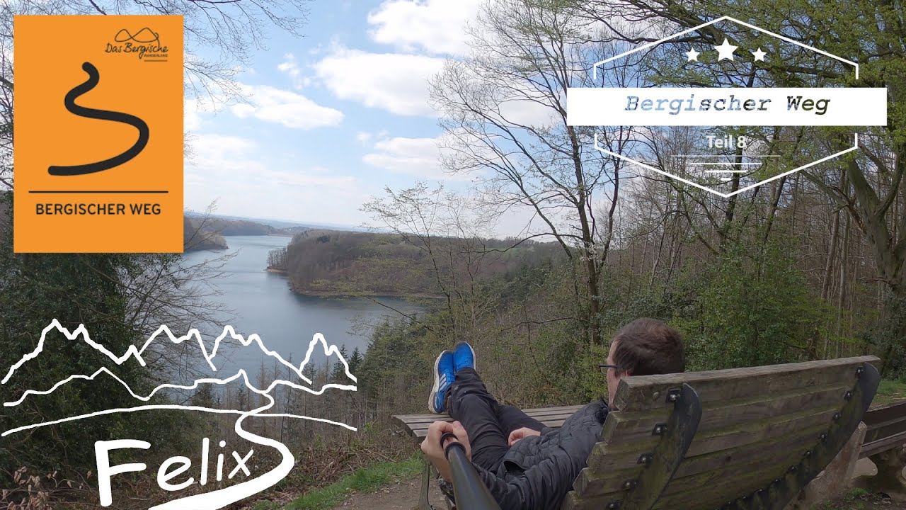 Bergischer Weg 8: 26 km von Seelscheid nach Hennef- tolle Wanderung entlang der Wahnbachtalsperre