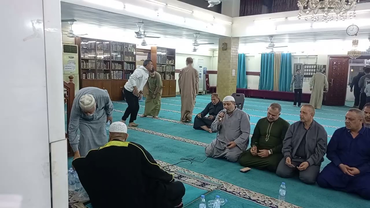 7رقم 23#2#2026 صلاه تراويح في شهر رمضان يوم 6 جامع عرفات كان أمام الصلاةدكتور حيدر هادي العودة رفاعي