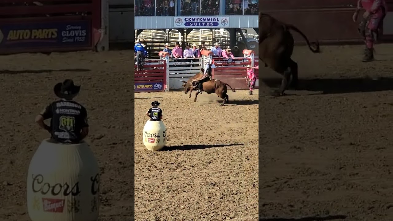 Viral Great Bull Ride at Clovis Rodeo 2023 Finals #PBR #Doom #BFG #viral #jjharrison
