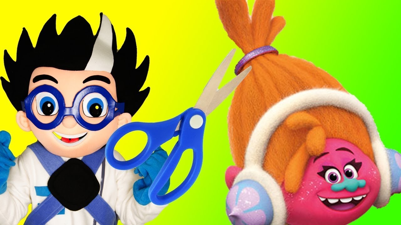 Superheroes In Real Life Gives Trolls Haircut - LOL Dolls, Paw Patrol, Ellie Sparkles
