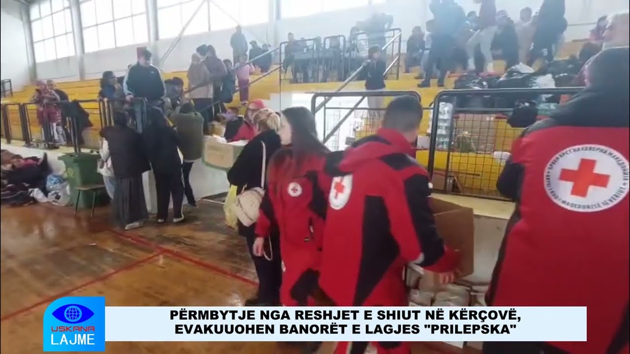 PËRMBYTJE NGA RESHJET E SHIUT NË KËRÇOVË,EVAKUUOHEN BANORËT E LAGJES 