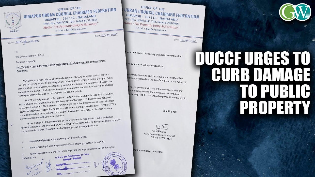 DUCCF EXPRESSES SERIOUS CONCERN OVER INCREASING INCIDENTS OF DAMAGING & DEFACING PUBLIC PROPERTY