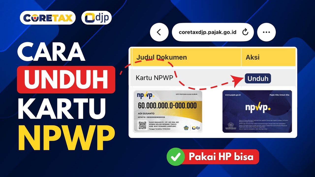 Cara Download Kartu NPWP di Coretax | NPWP Tidak Muncul di Email