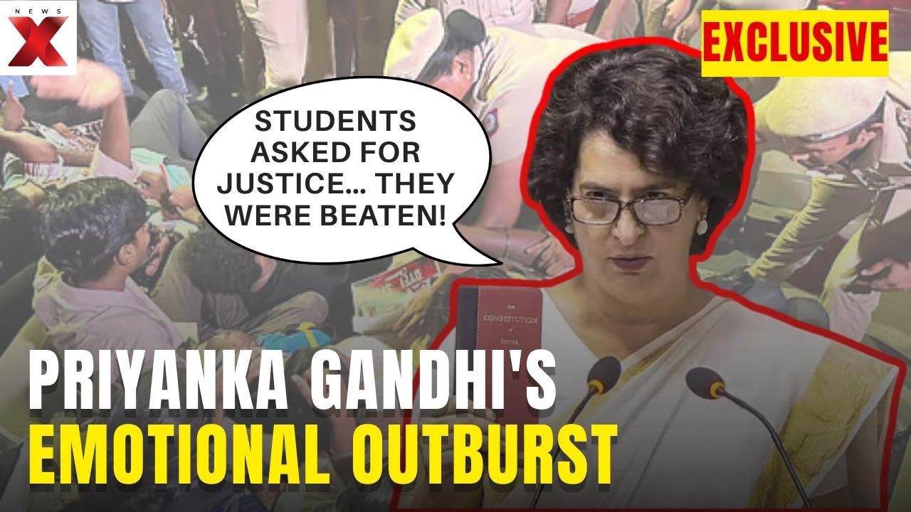 'Children Are Being Beaten' Priyanka Gandhi's Emotional Message Goes Viral | NewsX Exclusive