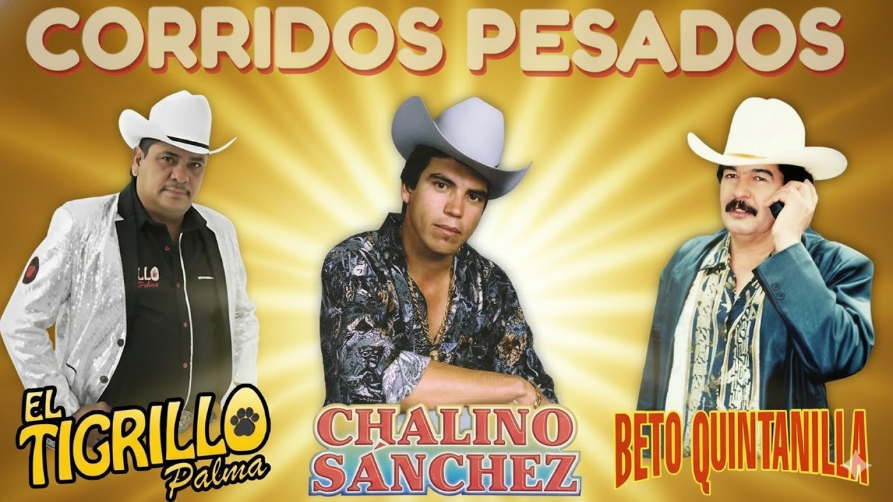 Chalino Sanchez, Beto Quintanilla y Tigrillo Palma Mix Para Pistear - Corridos Pesados Mix