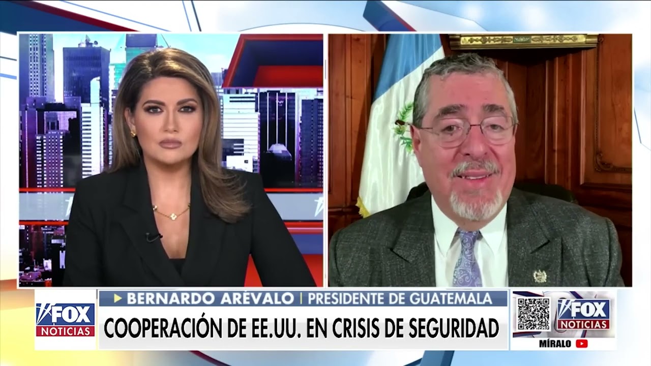 Presidente Bernardo Arévalo en entrevista exclusiva con Fox News