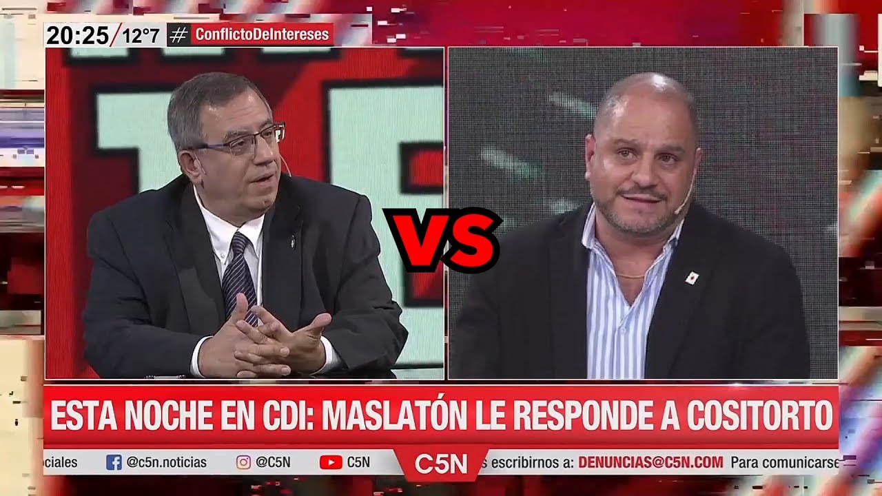 Carlos Maslatón vs Leonardo Cositorto: El Debate del Año - C5N 21/8/2022
