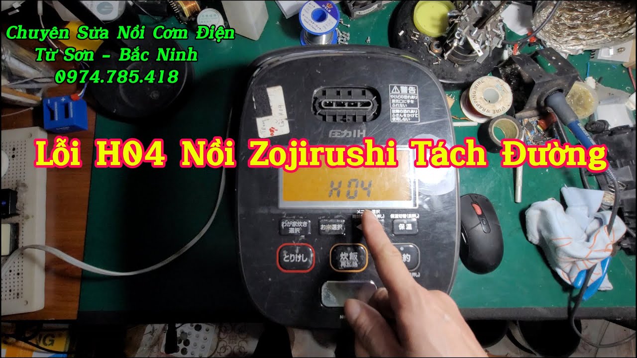 Chia sẻ Lỗi H04 Nồi Zojirushi Tách Đường