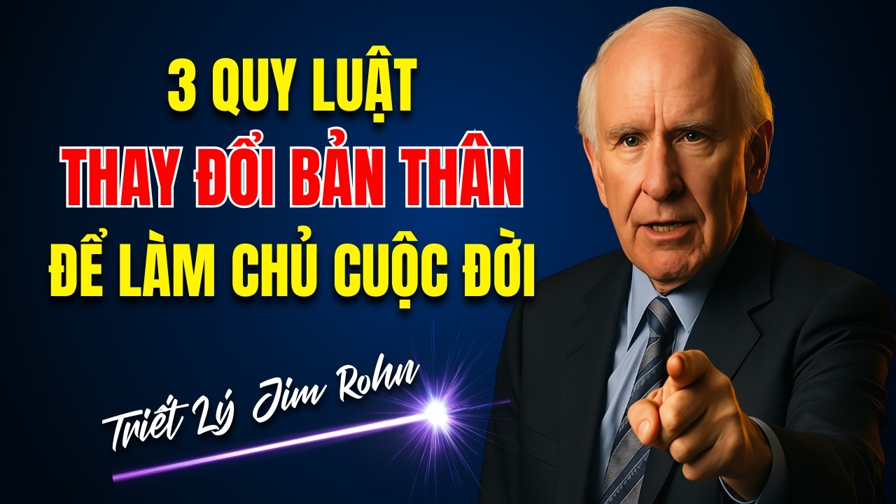 3 Quy Luật Thay Đổi Bản Thân Để Làm Chủ Cuộc Đời | Triết Lý Jim Rohn