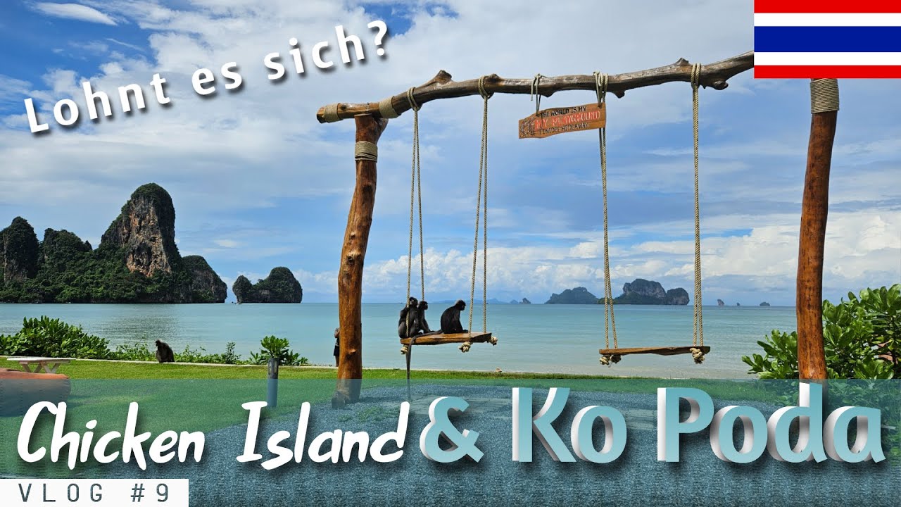 Thailand VLOG #9:  Ausflug nach Chicken Island & Ko Poda – Enttäuschung, Müll & Affen in Krabi