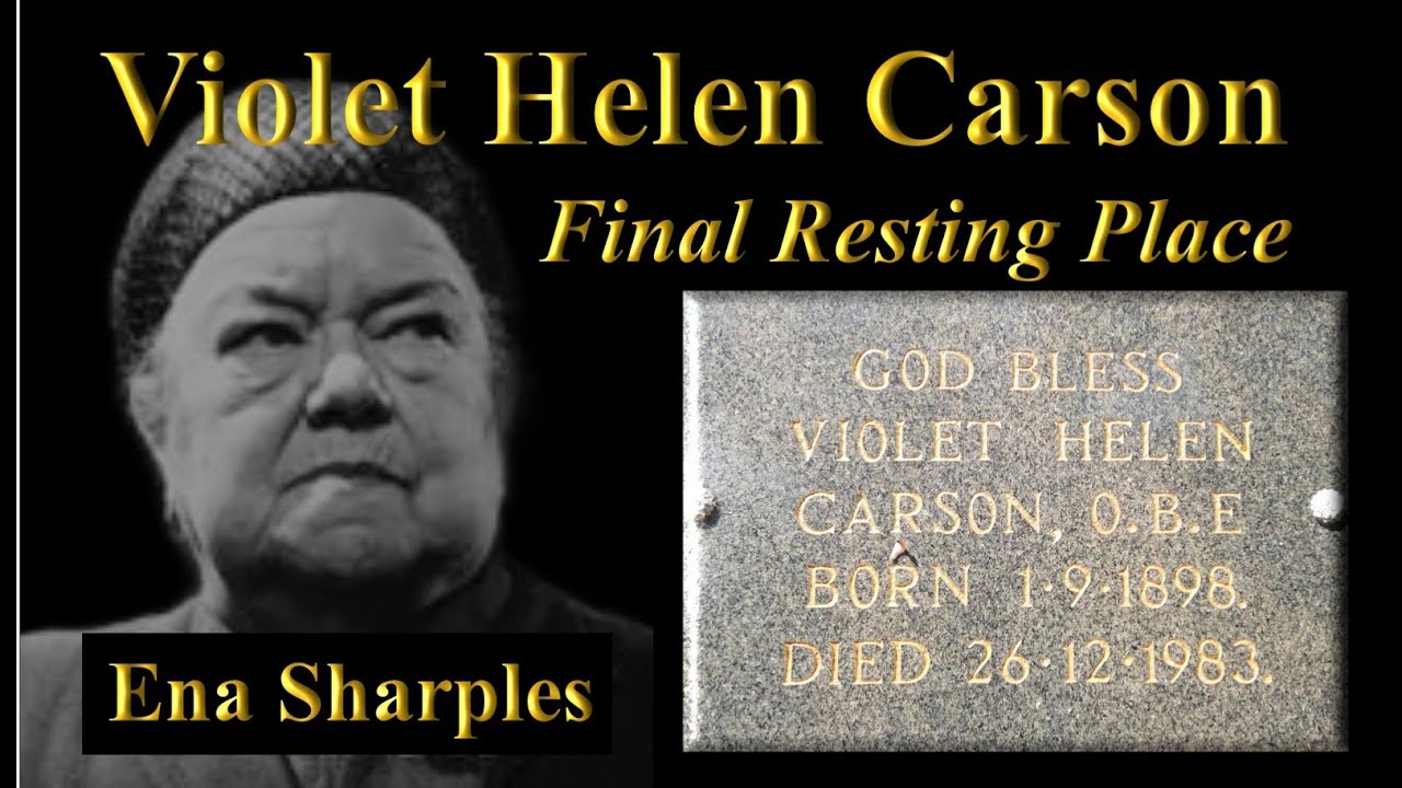 Coronation Street - Violet Carson ( Ena Sharples ) Final Resting Place
