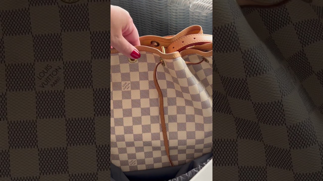 Unboxing my first ever #fashionphile purchase💕 Noé GM in DA! #louisvuitton #luxury #noegm