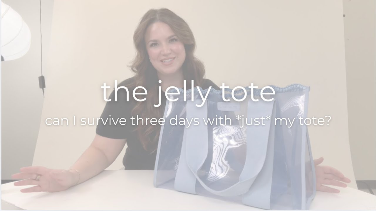 the jelly tote: can I survive three days with just my jelly tote?