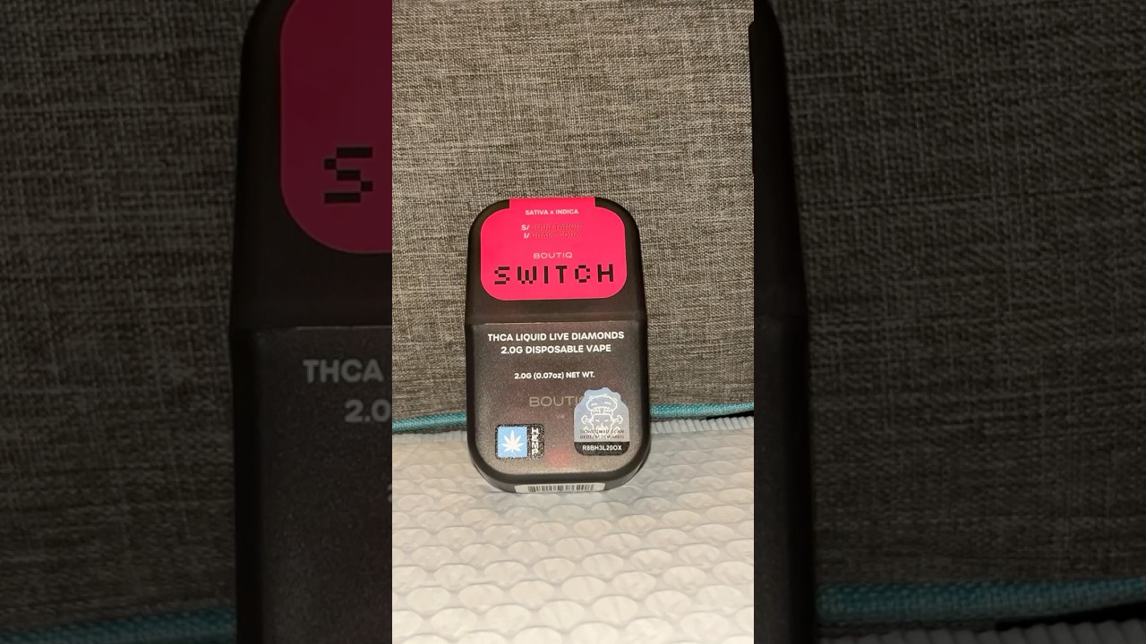 Boutiq Switch V4 THCa Liquid Diamond Disposable 2g @altsuperstore #review #thca #boutiq #hemp