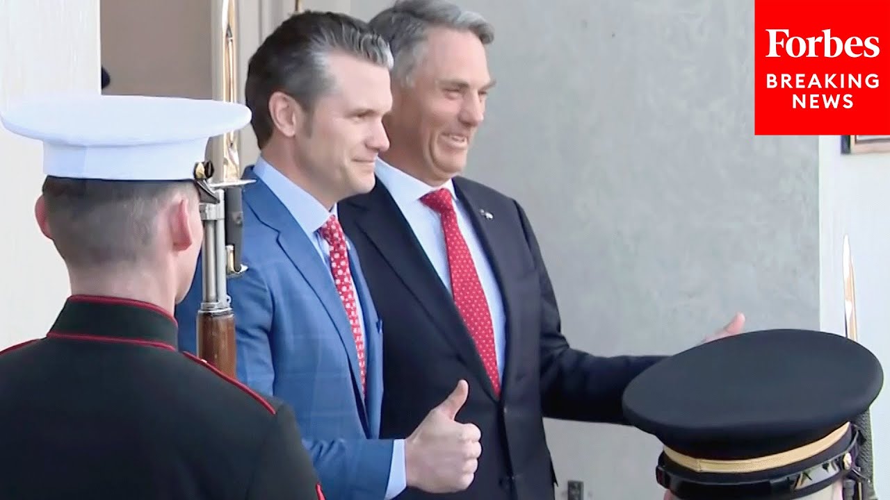 JUST IN: Pete Hegseth Meets With Australian Defense Minister Richard Marles At The Pentagon