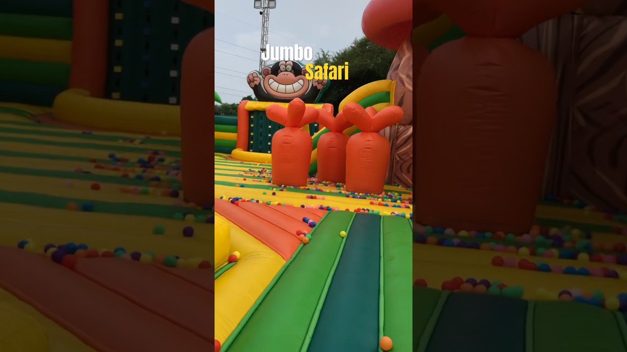 Jumbo safari #travelwithnoman08 #jumbojump #activity #karachi #safaripark #shortvideo