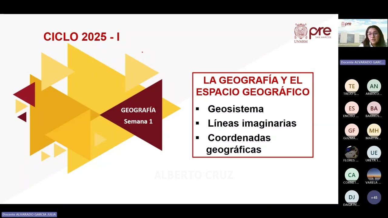 Geografía/Cívica - Semana 01 - Pre San Marcos Ciclo 2025-I (Nuevo Ciclo)