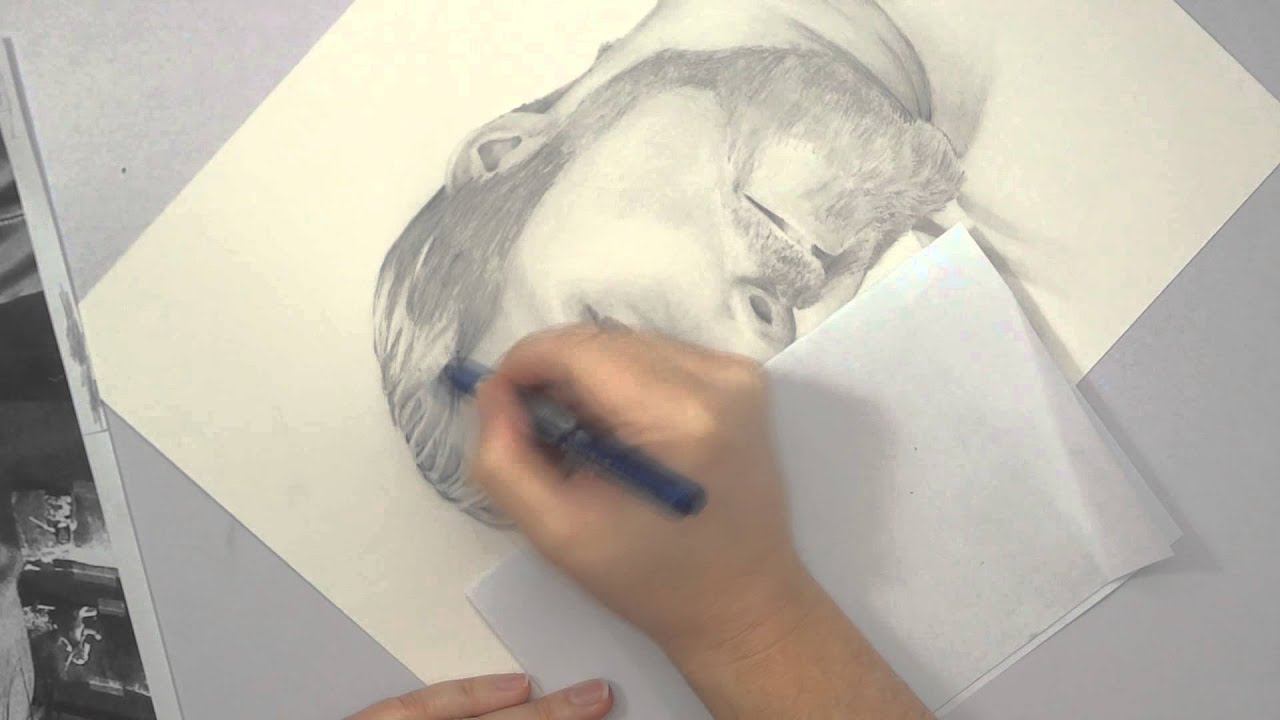 Portrait Drawing for Beginners - Part 4 - Blending