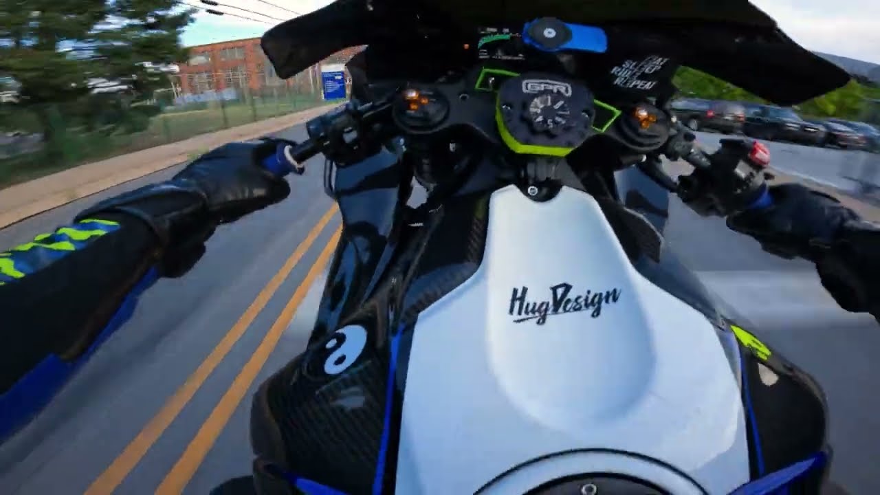 Taking the R1 to a Car Meet
