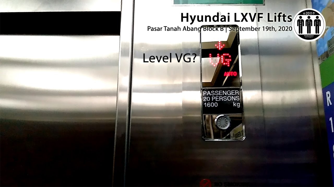 Hyundai Traction Scenic Lifts / Elevators at Pasar Tanah Abang Block B, Jakarta