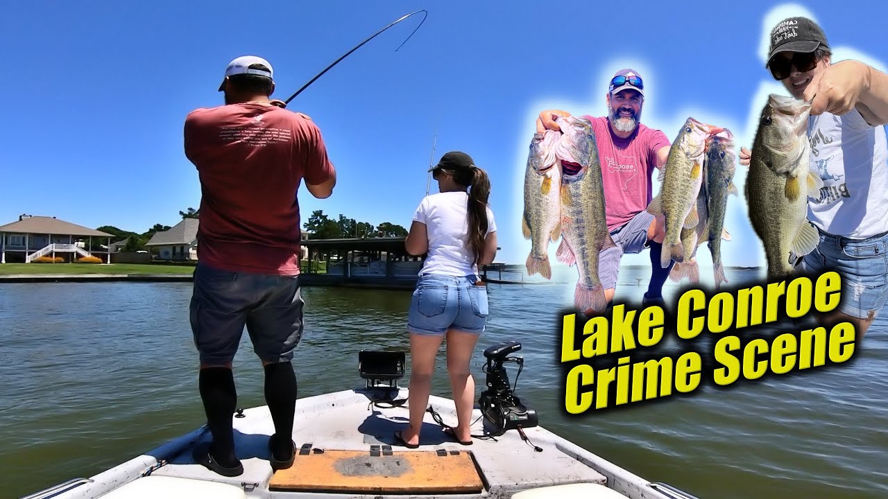Bass Fishing Lake Conroe with my Wife 😍/May 2025