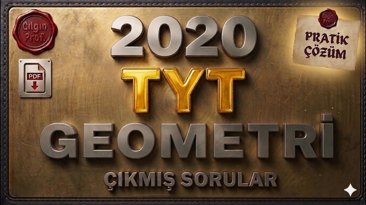 2020 TYT GEOMETRİ [+PDF] - 2020 TYT Geometri Soru Çözümleri