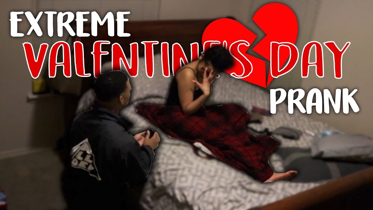 EXTREME VALENTINES DAY PRANK!! [WE BROKE UP FOR GOOD]