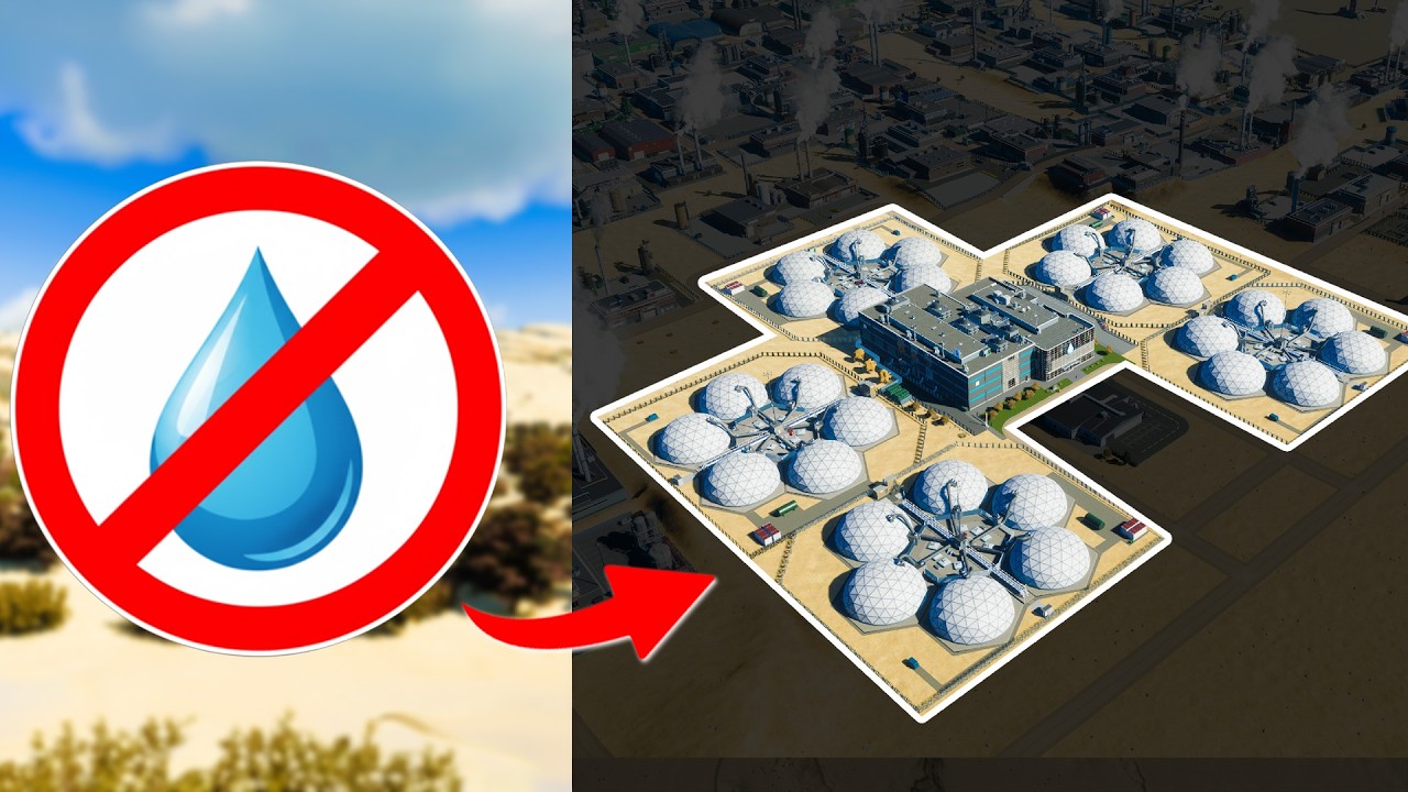 Можно ли построить город БЕЗ воды в Cities Skylines 2?
