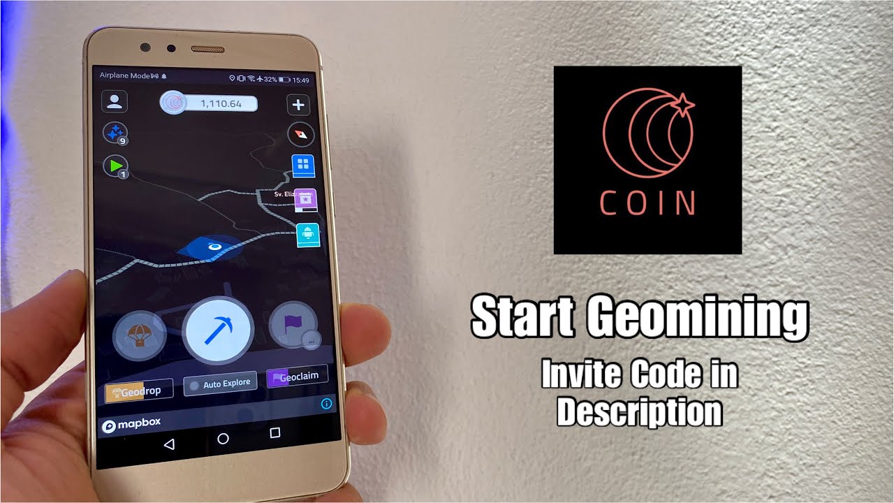 Coin App, Start Geomining Now