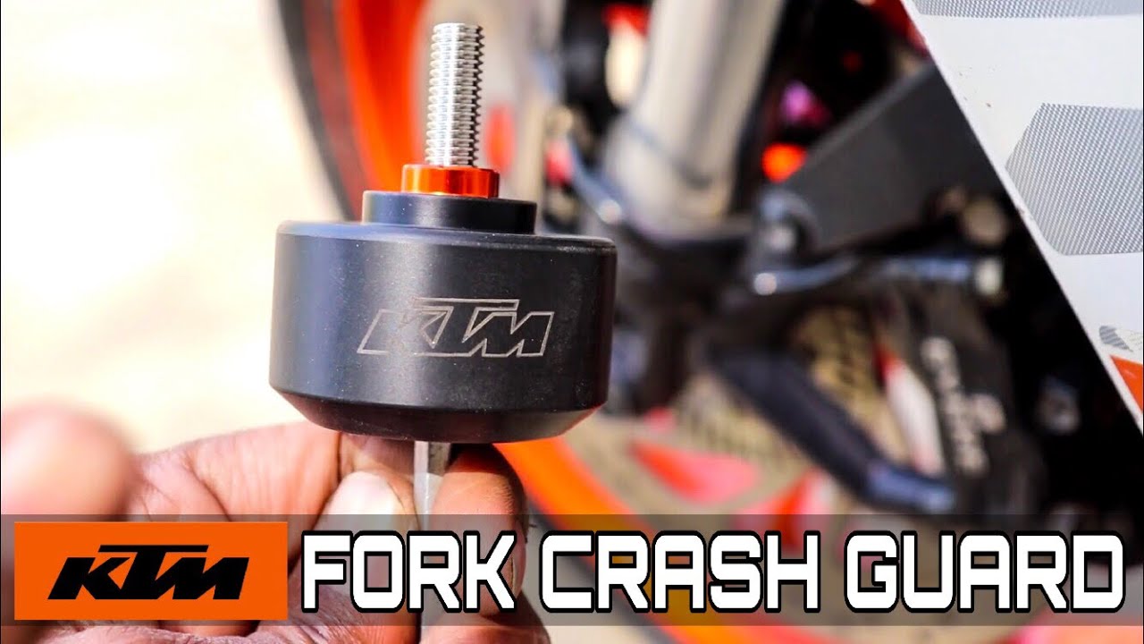 KTM Fork Crash Guard Install | Fork Slider | KTM Modification