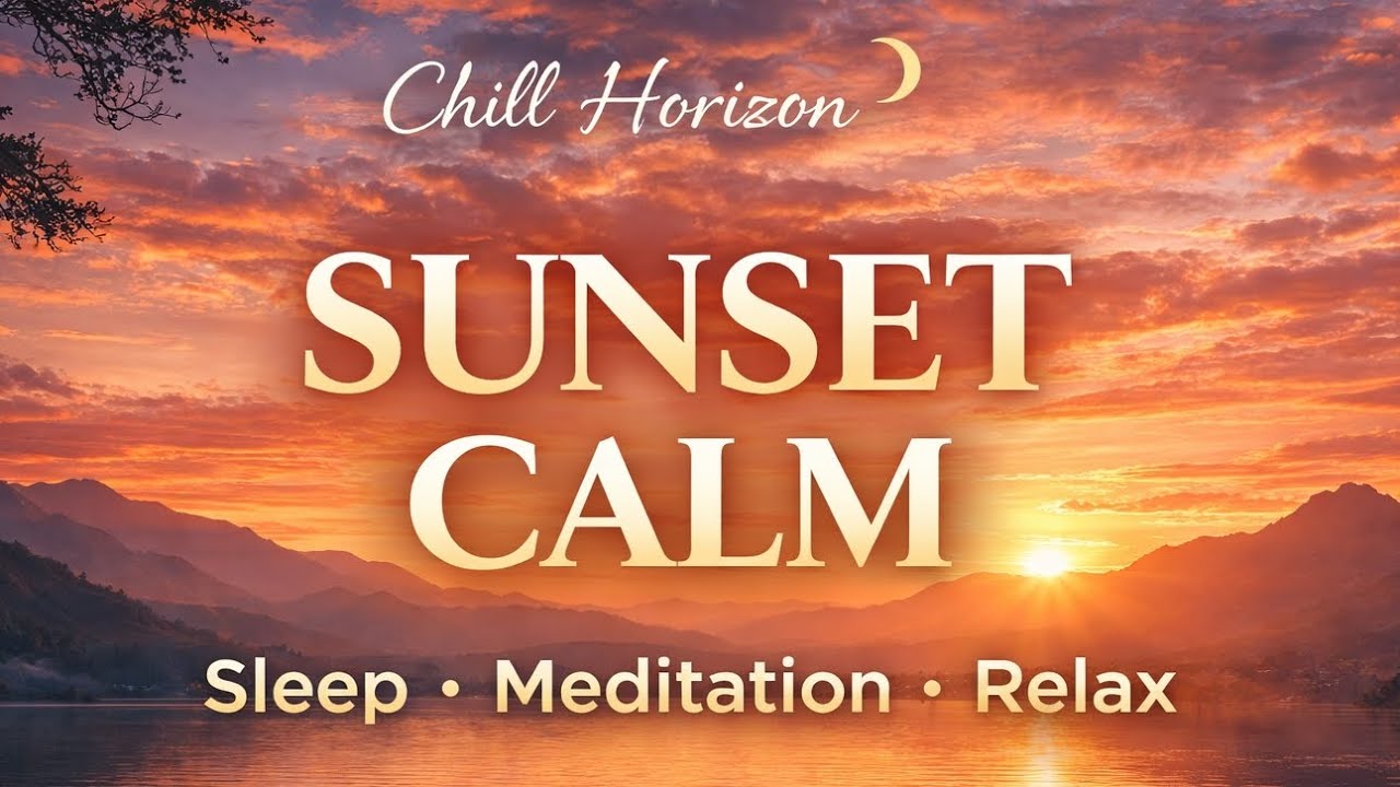 Sunset Ambient Music – Peaceful Piano & Warm Relaxing Sounds for Sleep & Meditation | Chill Horizon