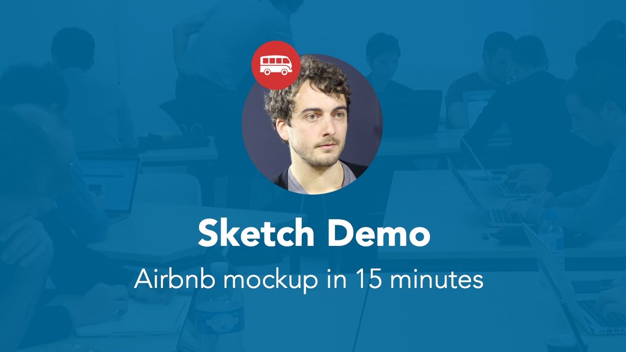 Airbnb mockup with Sketch