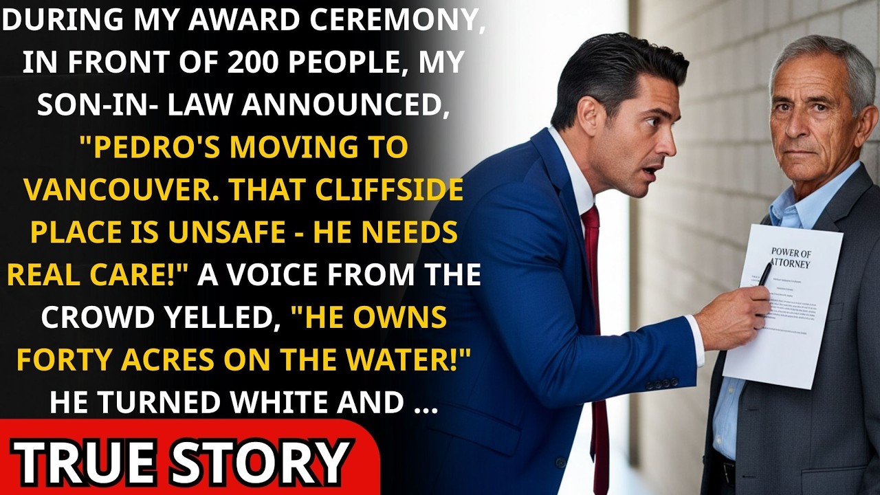 During My Award Ceremony, My Son-In-Law Announced, “Pedro’s Moving To Vancouver. That Cliffside