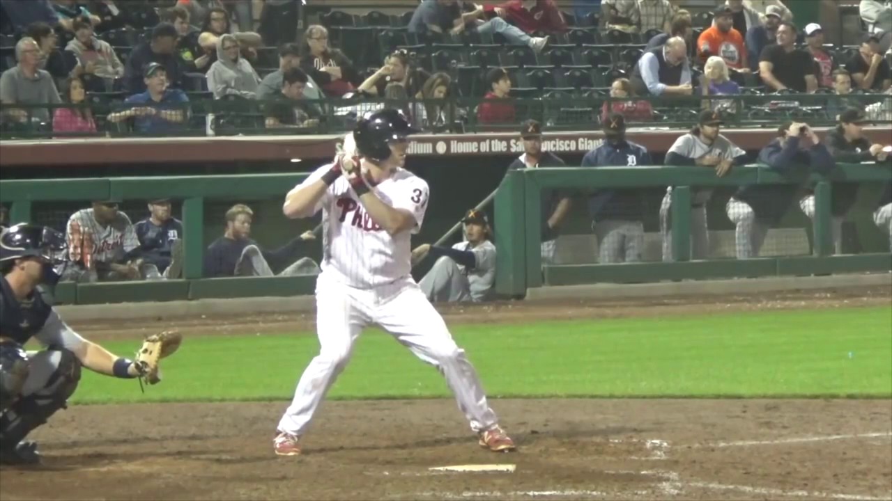 Austin Bossart, C, Phillies (11-16-2016) - Scottsdale Scorpions, Arizona Fall League