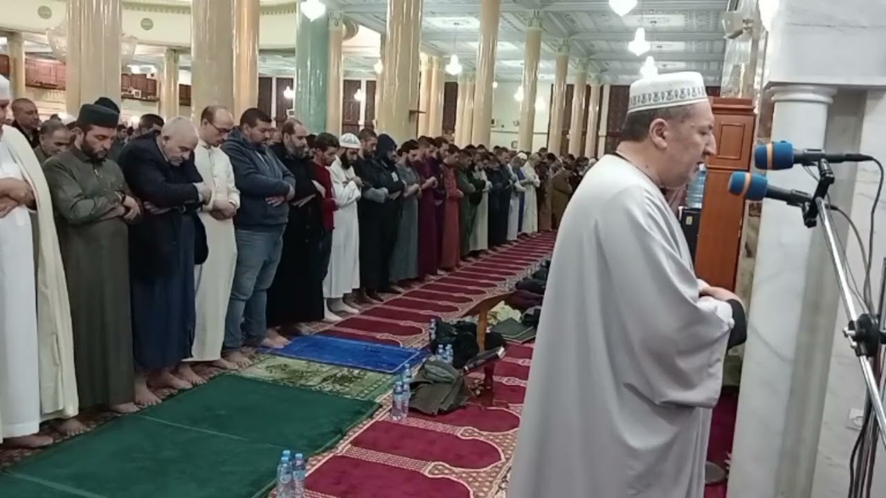 صلاة العشاء  الليلة الثانية من رمضان المسجد الرئيسي القطب أول نوفمبر 1954 باتنة  الشيخ شكيب سعيدي