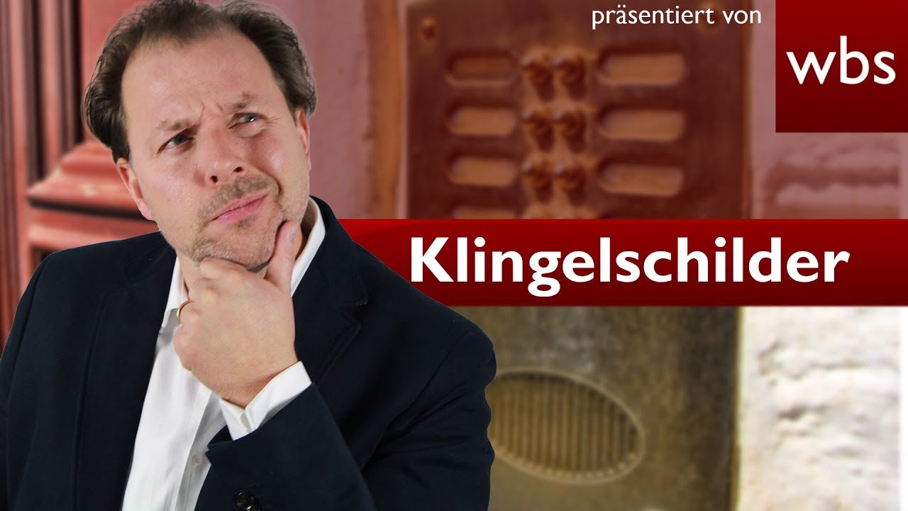 DSGVO-Wahnsinn #3: Sind Namen auf Klingelschildern verboten? | Rechtsanwalt Christian Solmecke