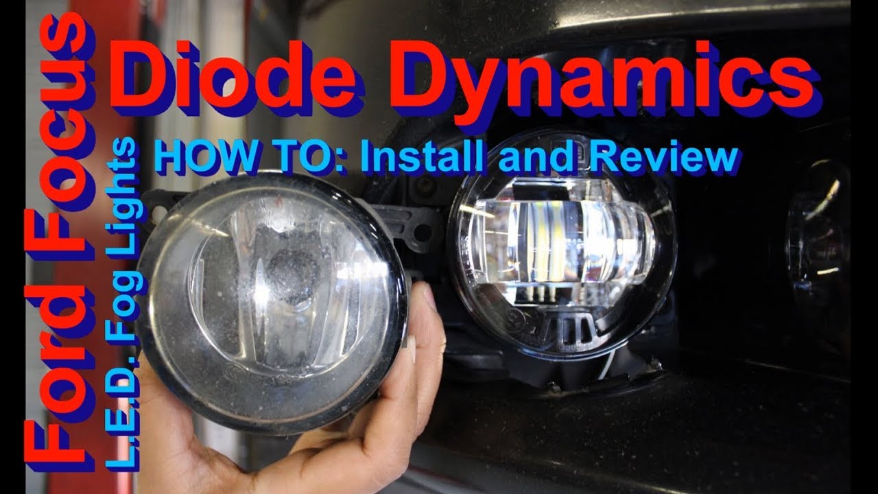 Ford Focus Diode Dynamics LED Fog Lights HowTo: Install/Review