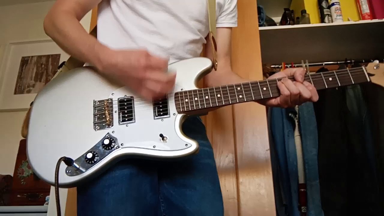 squier Bullet Mustang and homemade fuzz factory