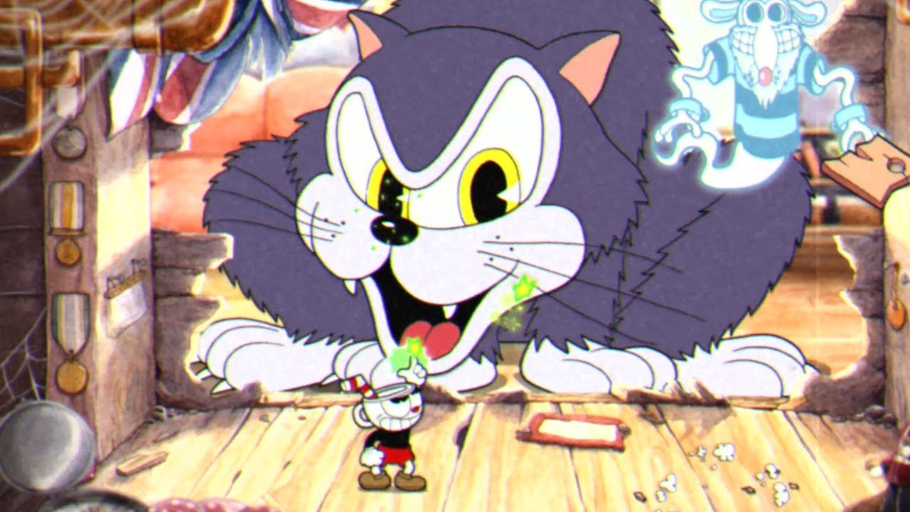 Cuphead Werner Werman Boss Battle in Murine Corps (Cuphead Walkthrough)