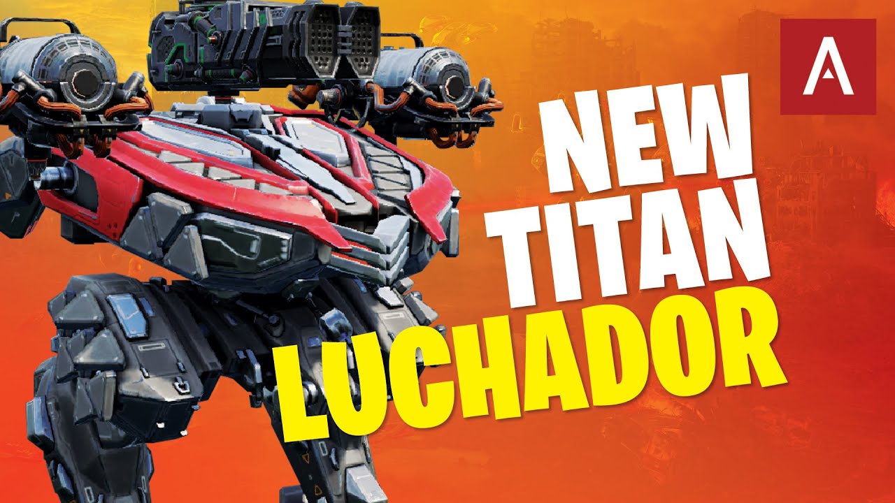 Новый титан LUCHADOR с навыком TITAN HELLDIVE! Геймплей на тестовом сервере War Robots WR