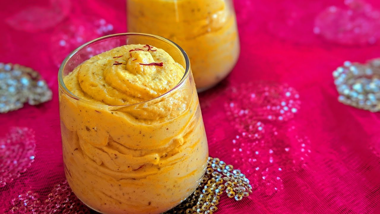 Royal Saffron Mousse | Kesar Mousse Recipe | Amazing and Quick Saffron Dessert