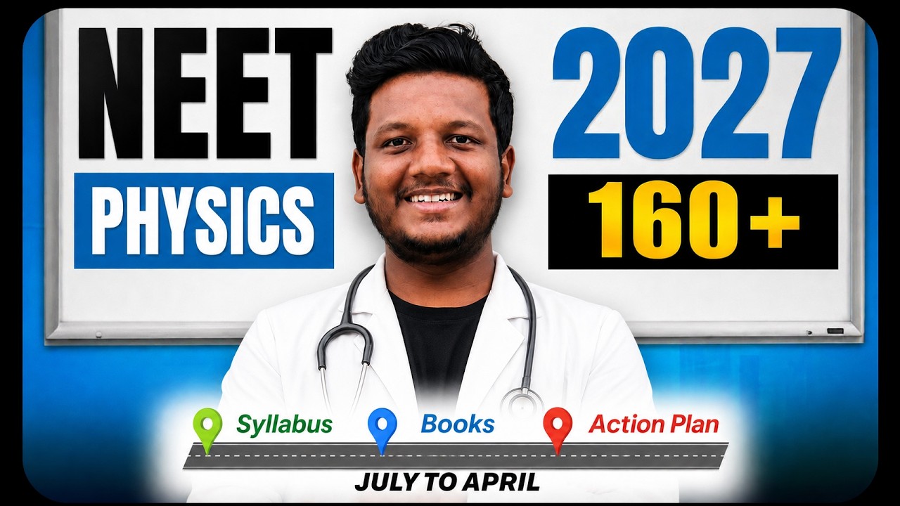 Neet 2027 Physics Easy?🤡 10 Months Strategy | Dr Sudharshan | NST