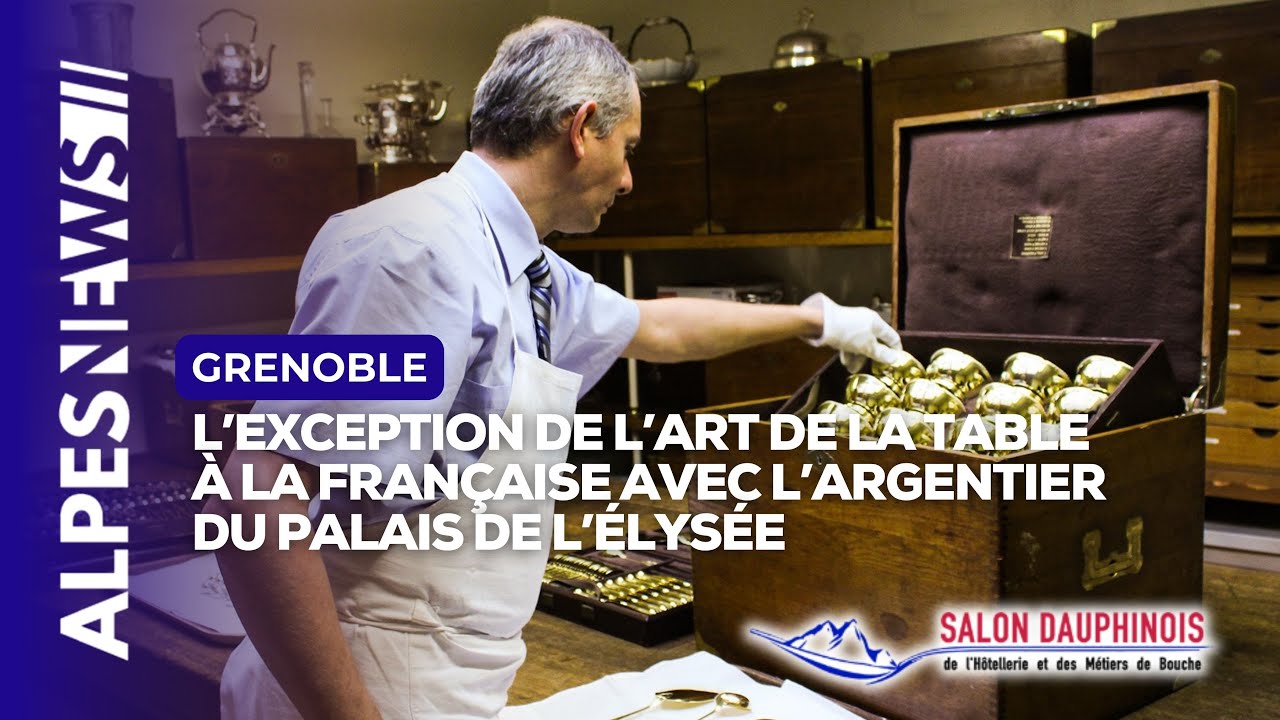 L’exception de l’art de la table à la française avec l’argentier du palais de l’Élysée