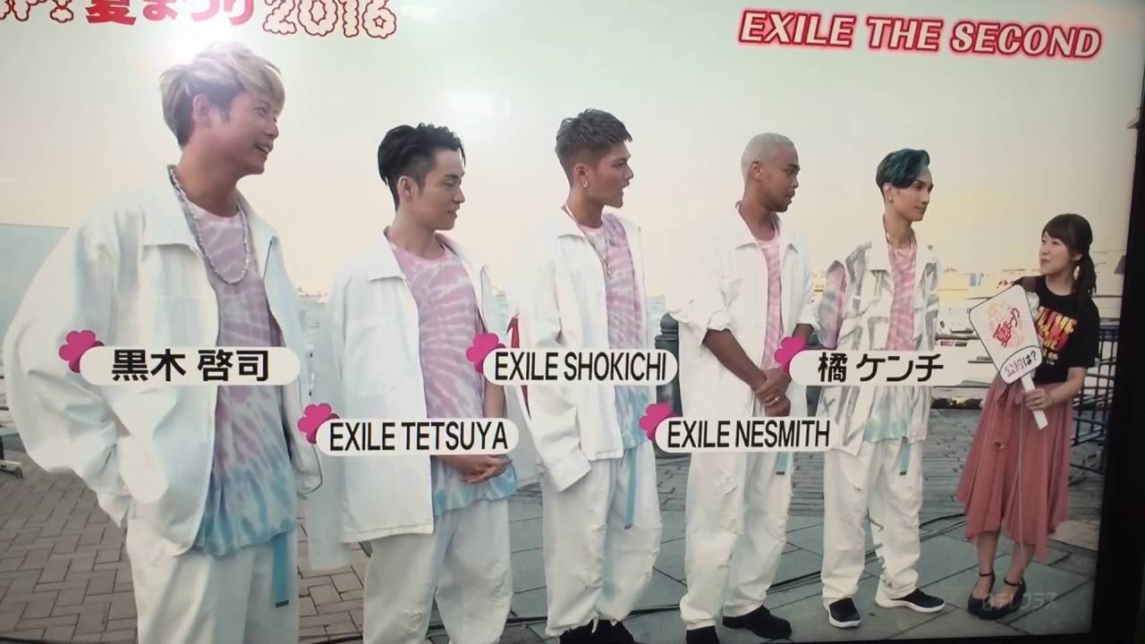 EXILE the SECONDのZIP祭りのインタービューフル